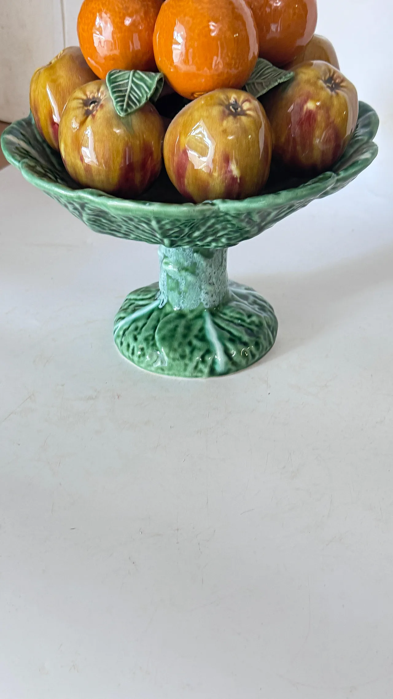 Cesto di frutta in ceramica, anni '60 6