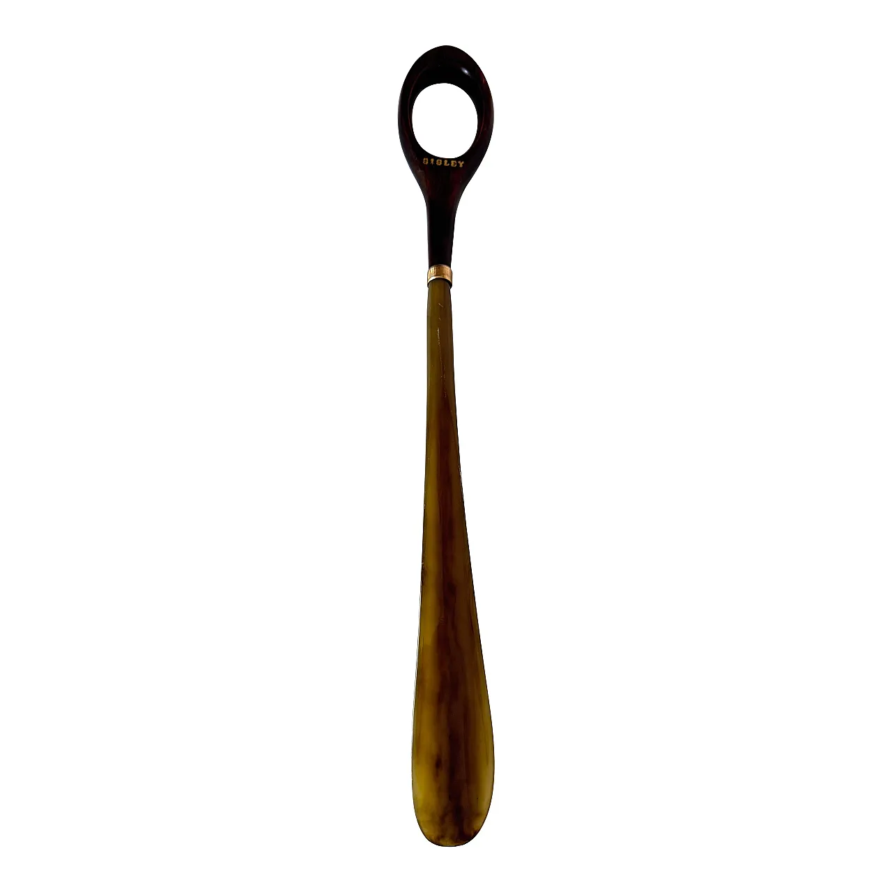 Long Shoehorn in wood andhorn, 1970s 1