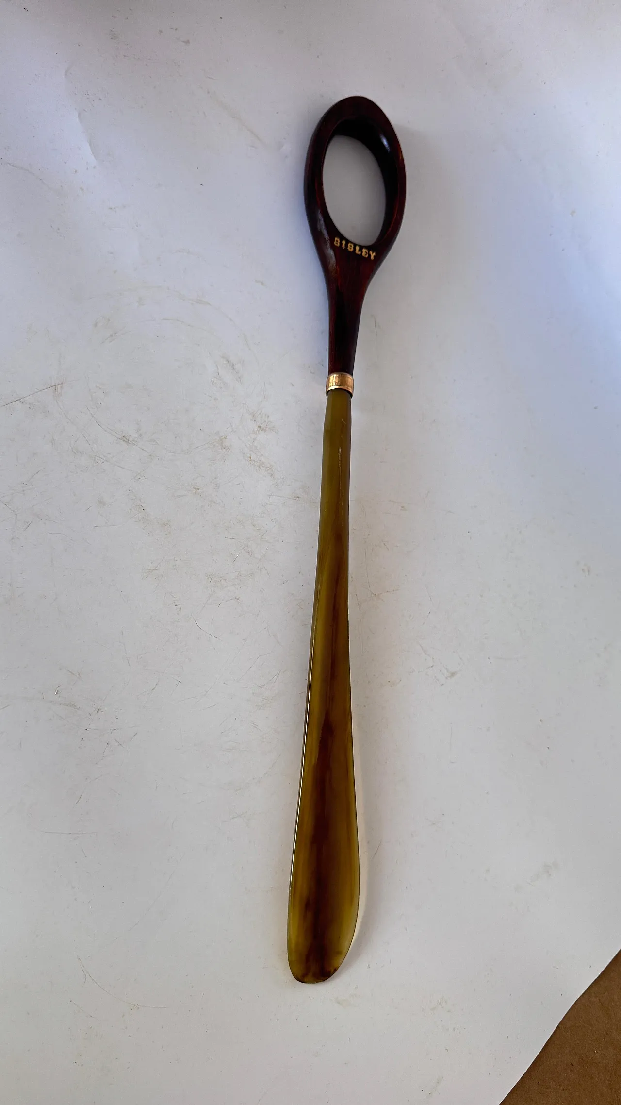 Long Shoehorn in wood andhorn, 1970s 3
