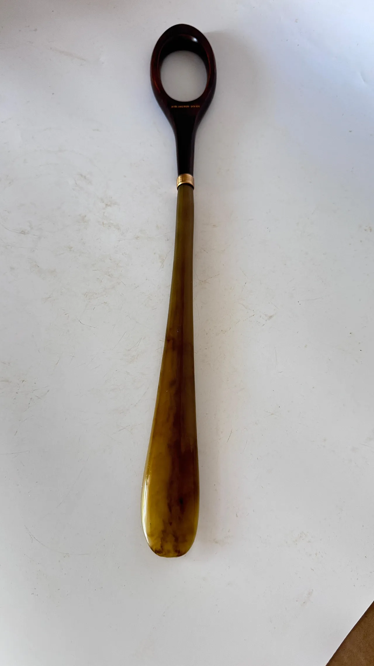 Long Shoehorn in wood andhorn, 1970s 9
