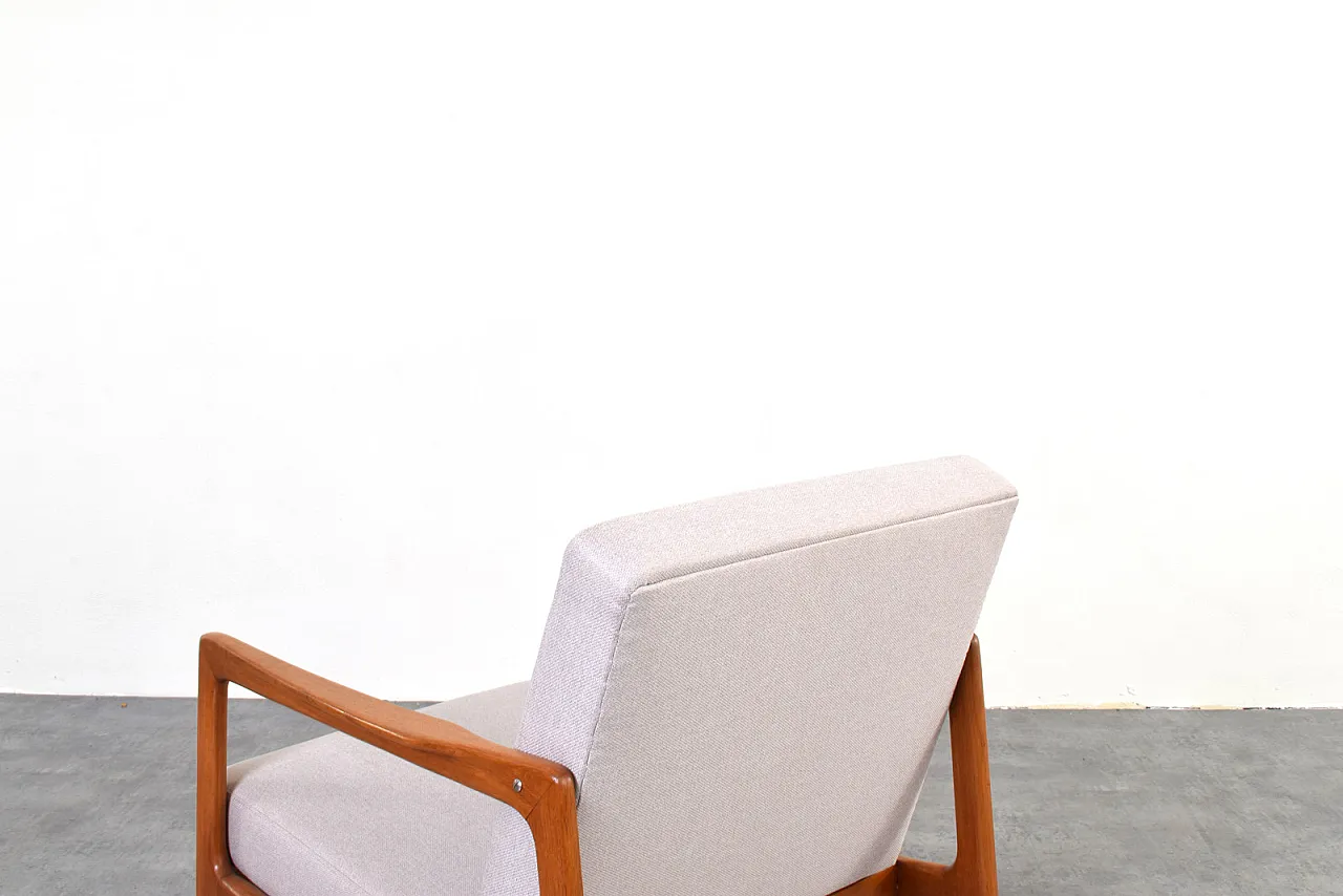 Mid-Century Teak Lounge Chair by Alf Svensson for Dux, 1960s. 11