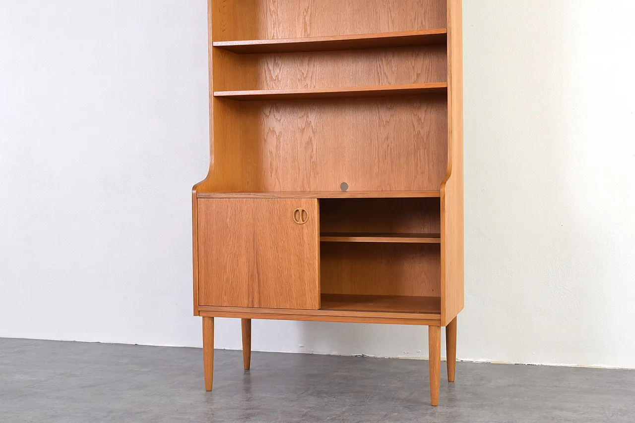 Mid-Century Danish Oak Bookcase, 1960s. 11