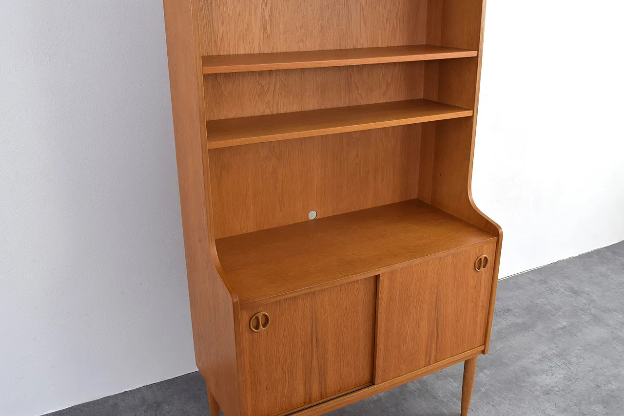 Mid-Century Danish Oak Bookcase, 1960s. 13