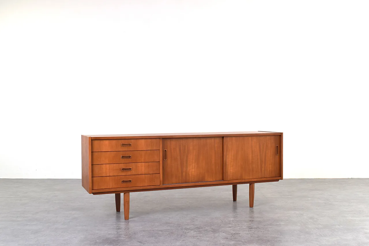 Mid-Century Danish Teak Sideboard, 1960s. 4