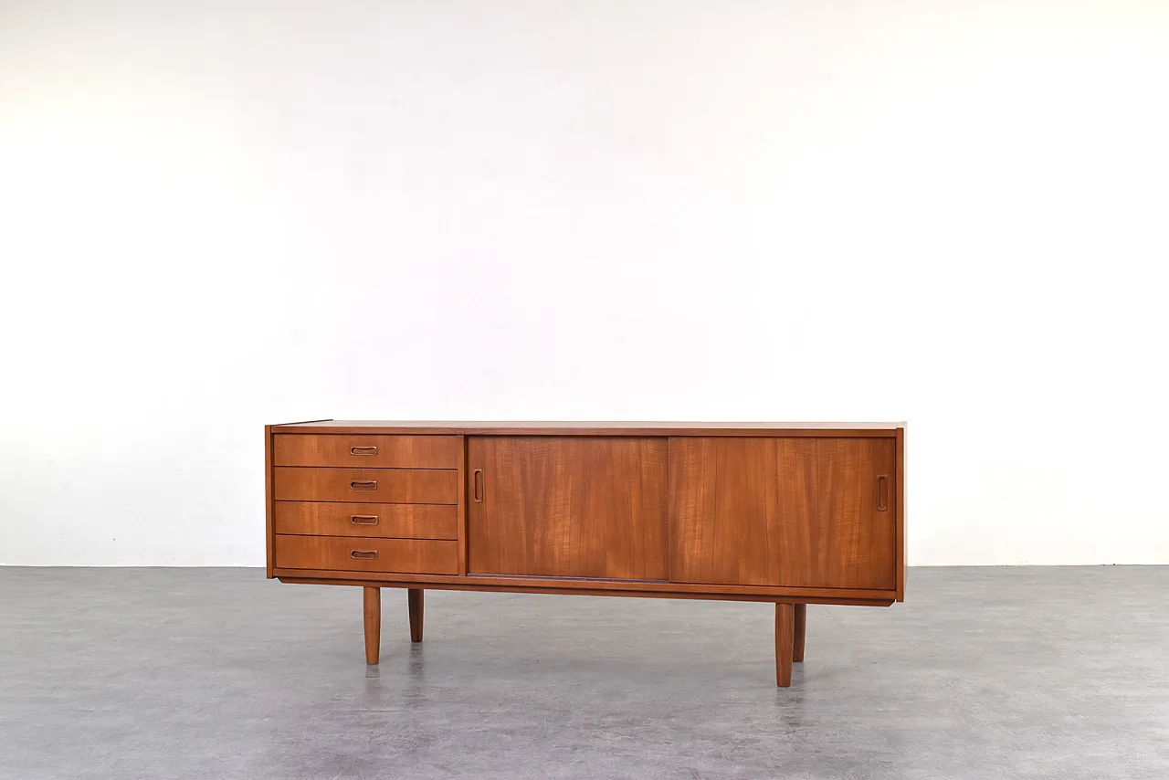 Mid-Century Danish Teak Sideboard, 1960s. 5