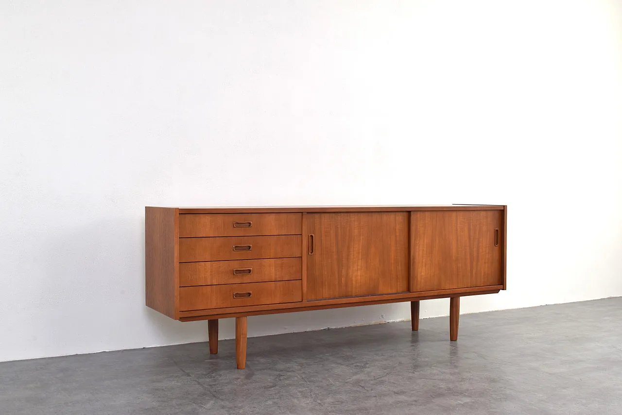 Mid-Century Danish Teak Sideboard, 1960s. 9