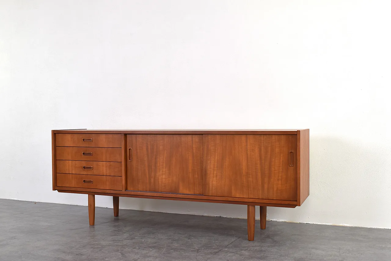 Mid-Century Danish Teak Sideboard, 1960s. 10