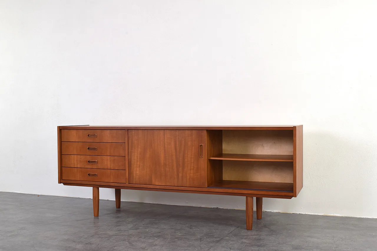 Mid-Century Danish Teak Sideboard, 1960s. 12