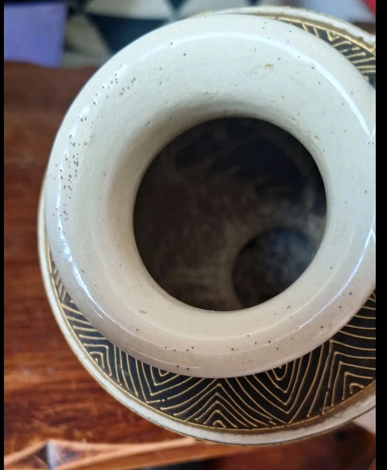 Antico Vaso Giapponese Satsuma con Personaggi, '900 4