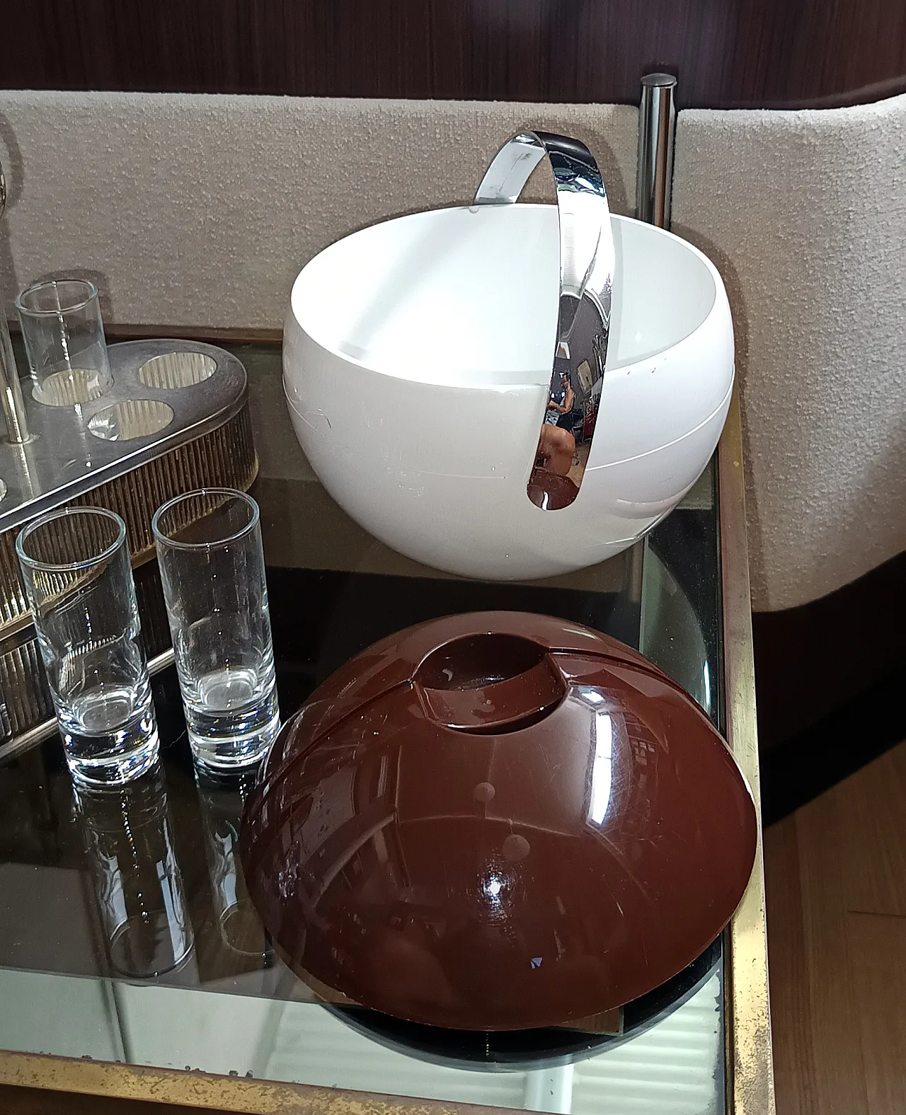 Stella ice bucket by Guzzini, 1970s 7