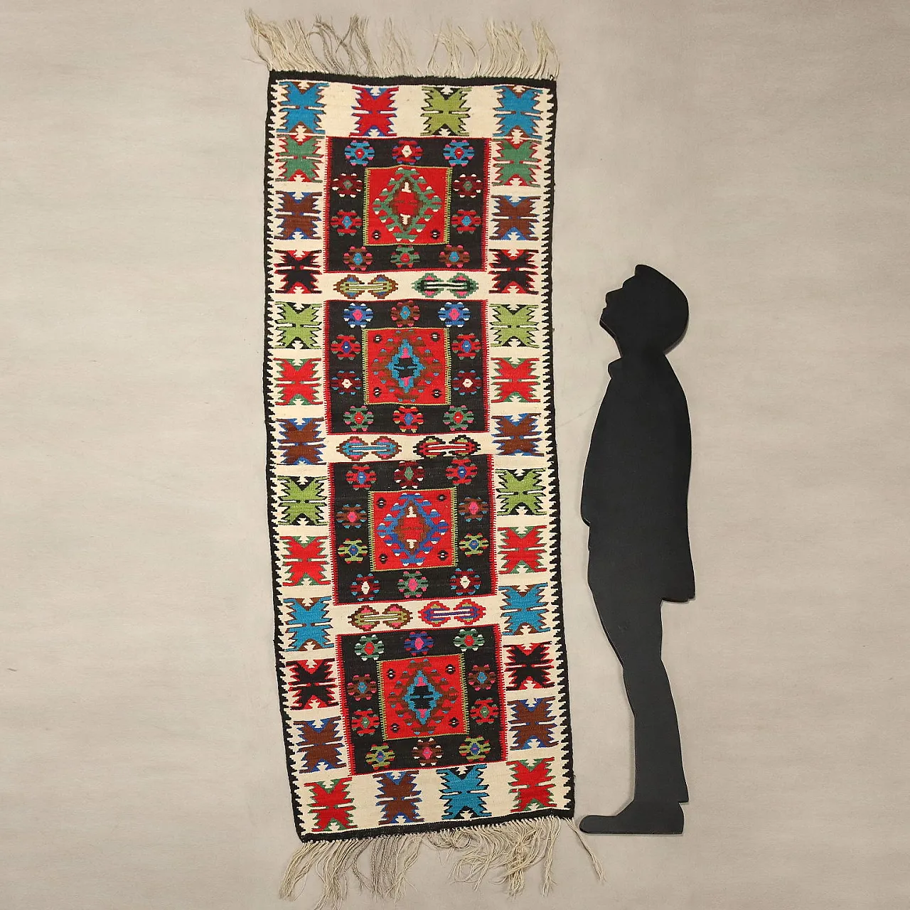 Kilim rug in wool, 20th century 2