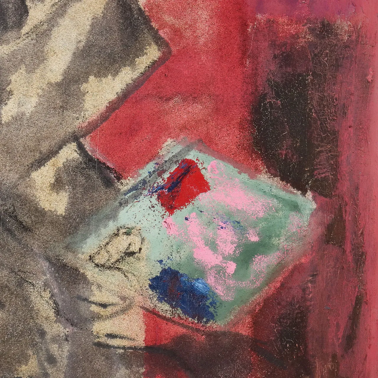 Painting by Attilio Rossi, oil on canvas, 1990s 6