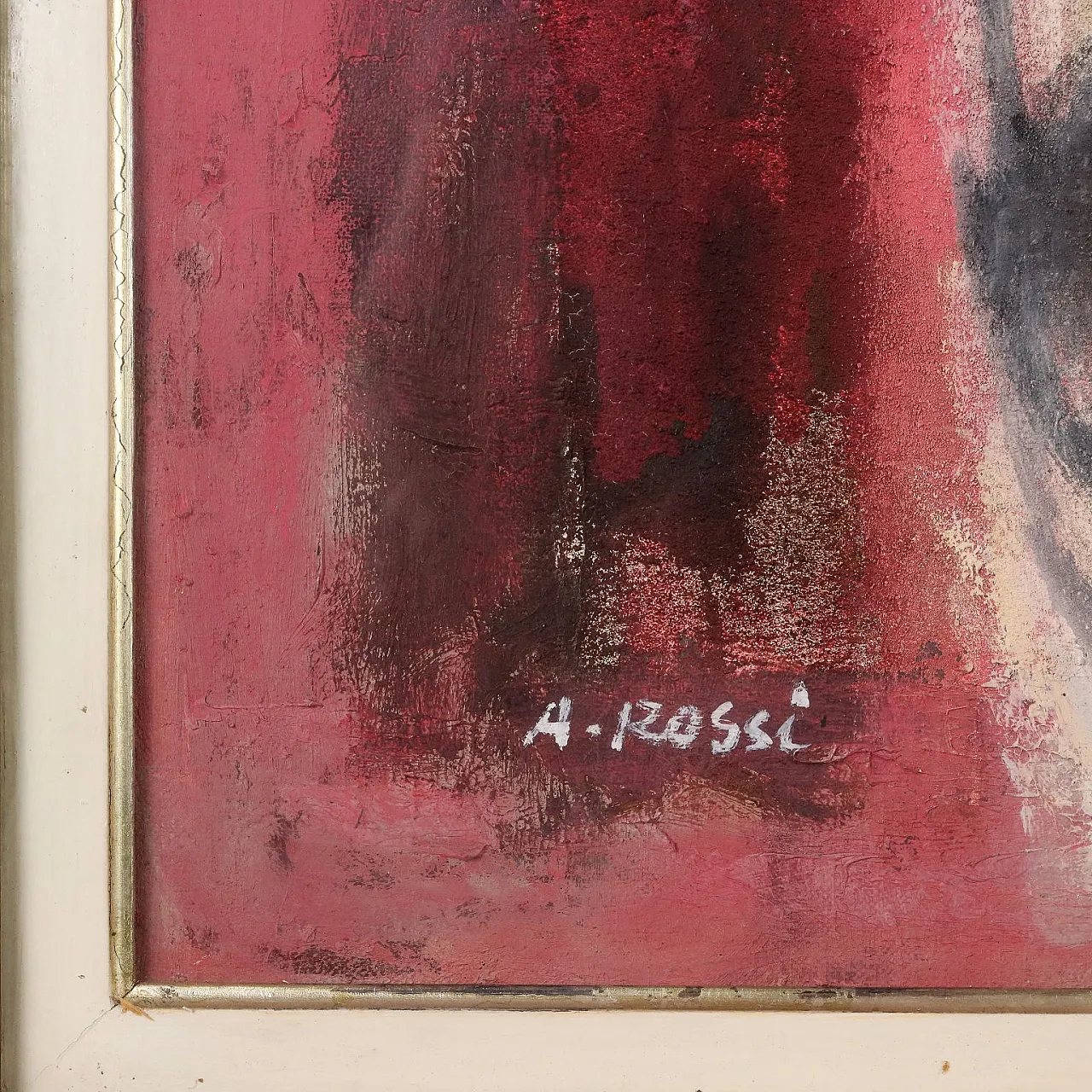 Painting by Attilio Rossi, oil on canvas, 1990s 7