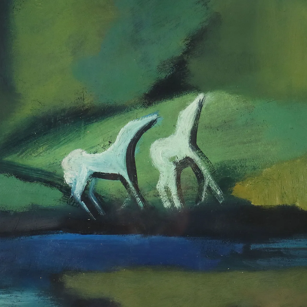 Painting by Gian Rodolfo D'Accardi, oil on canvas, 1950s 5