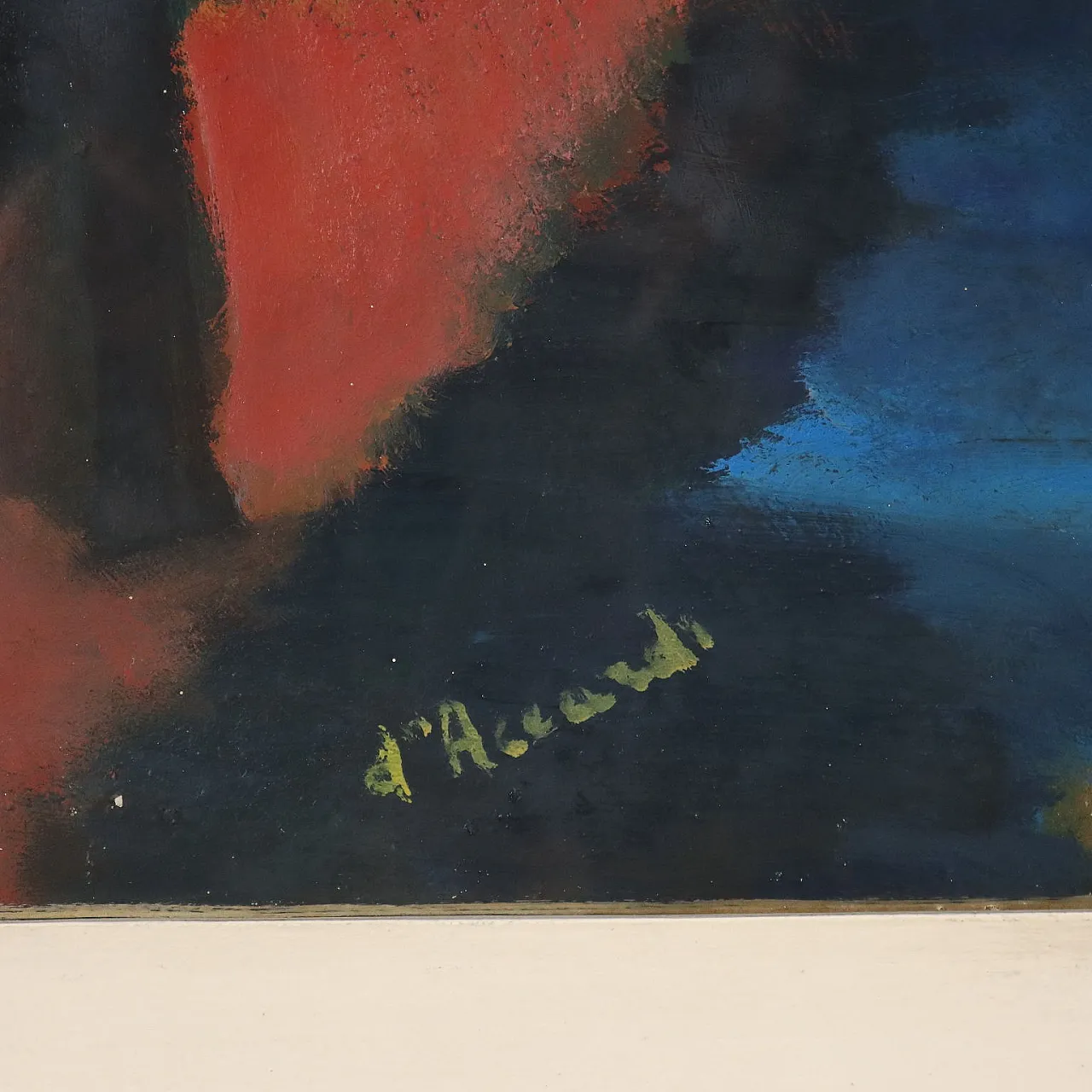 Painting by Gian Rodolfo D'Accardi, oil on canvas, 1950s 9