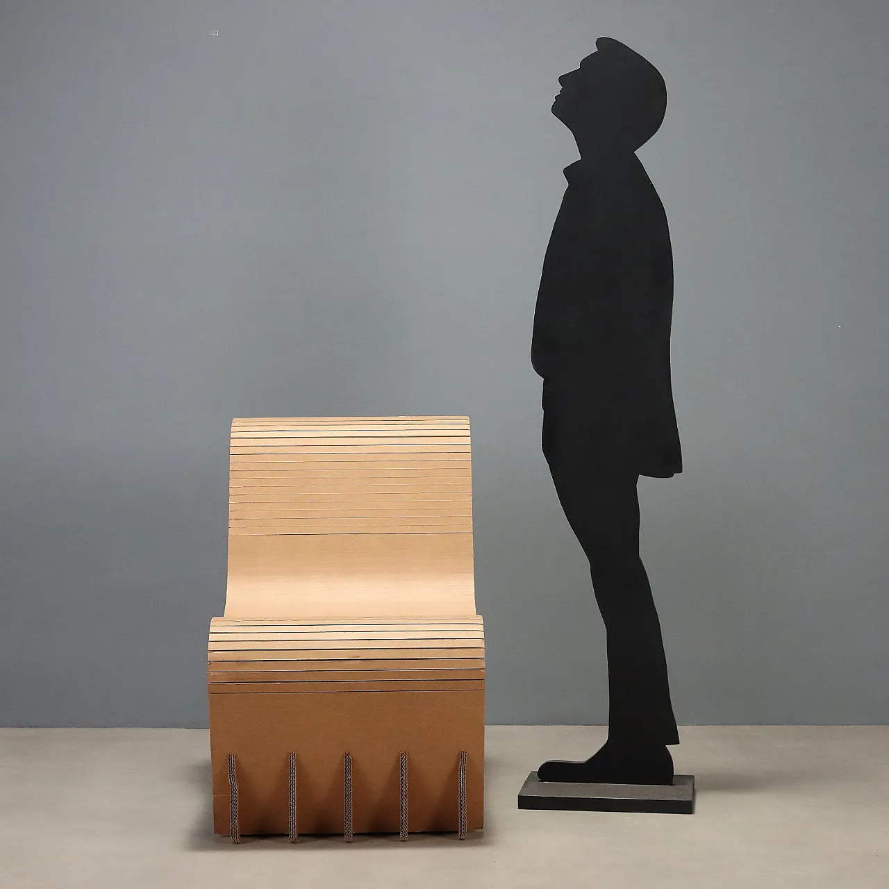 4 Cardboard armchairs, 2000s 2