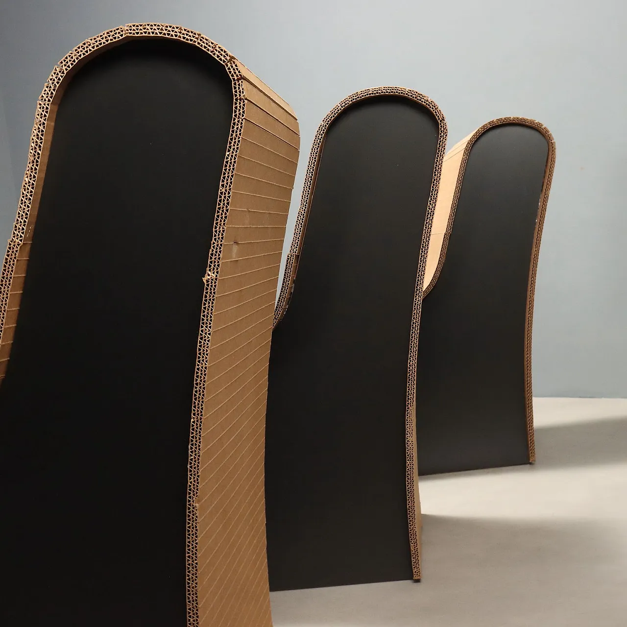 4 Cardboard armchairs, 2000s 6