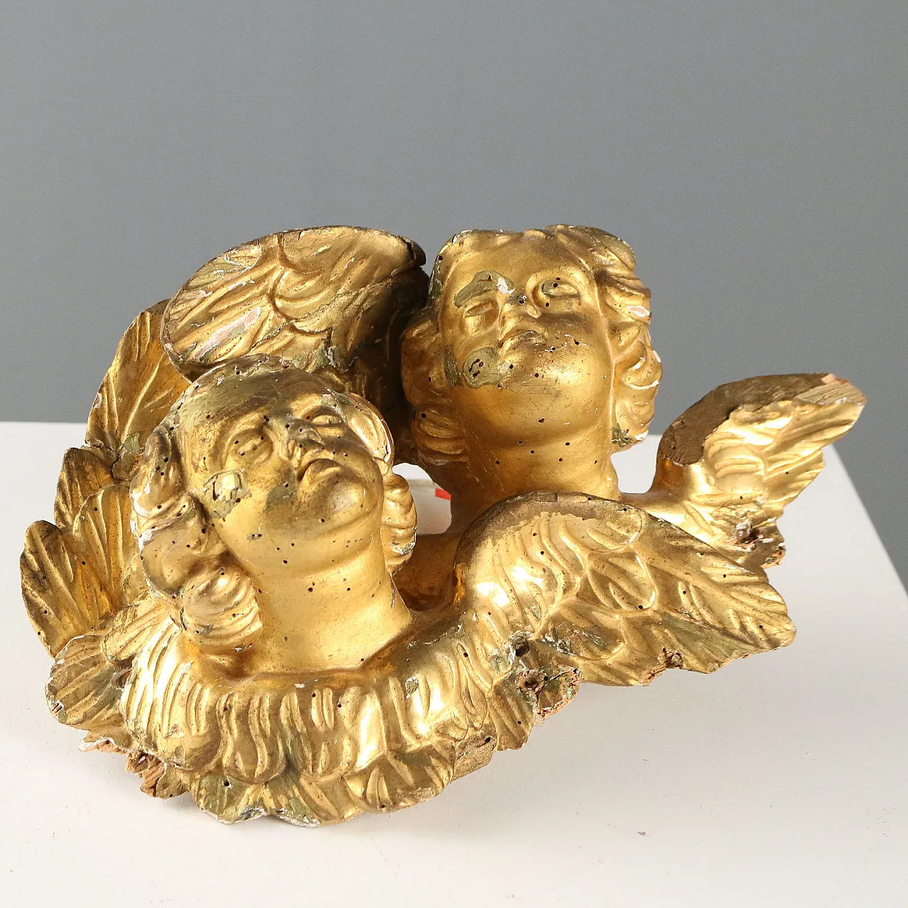 Pair of golden cupids, 19th century 1