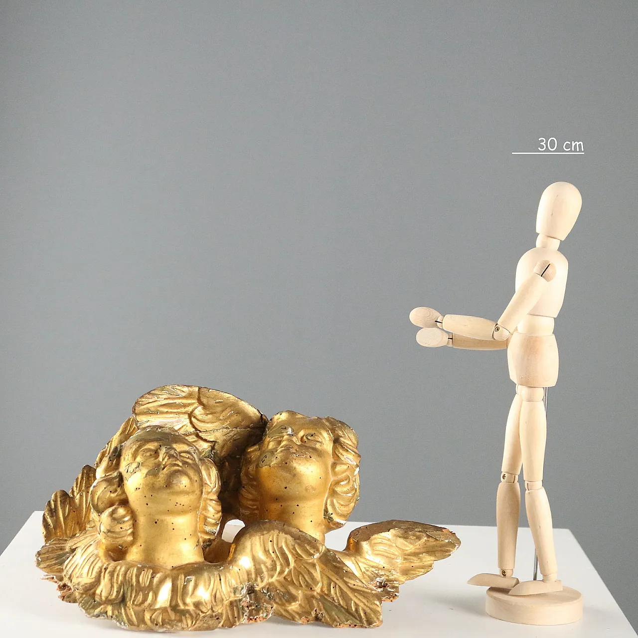 Pair of golden cupids, 19th century 2