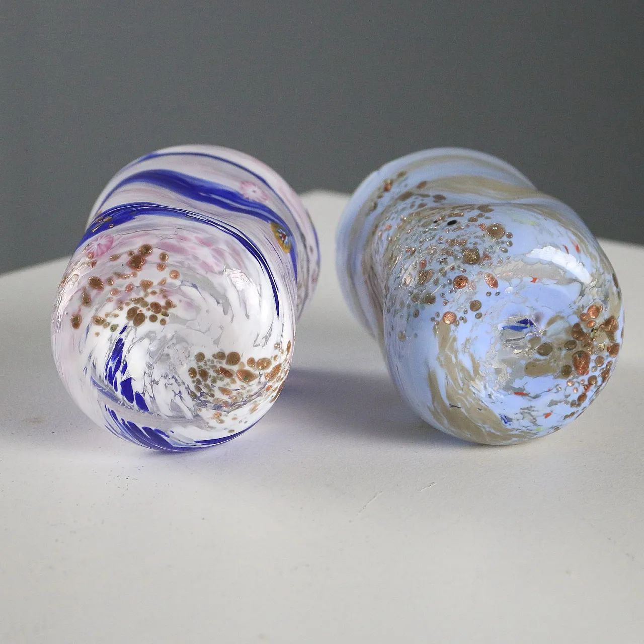 Pair of glasses Manufactured by C. Colizza Murano, 20th century 7