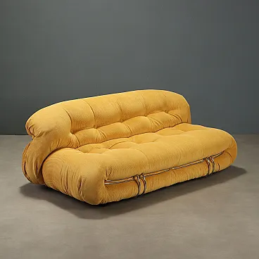 Soriana sofa by Afra and Tobia Scarpa for Cassina, 1970s