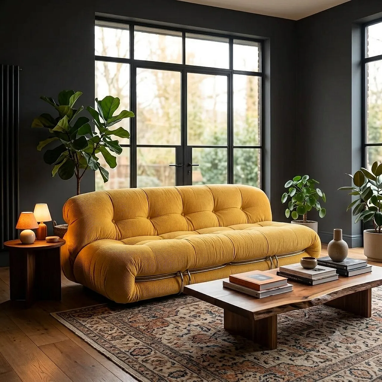 Soriana sofa by Afra and Tobia Scarpa for Cassina, 1970s 2