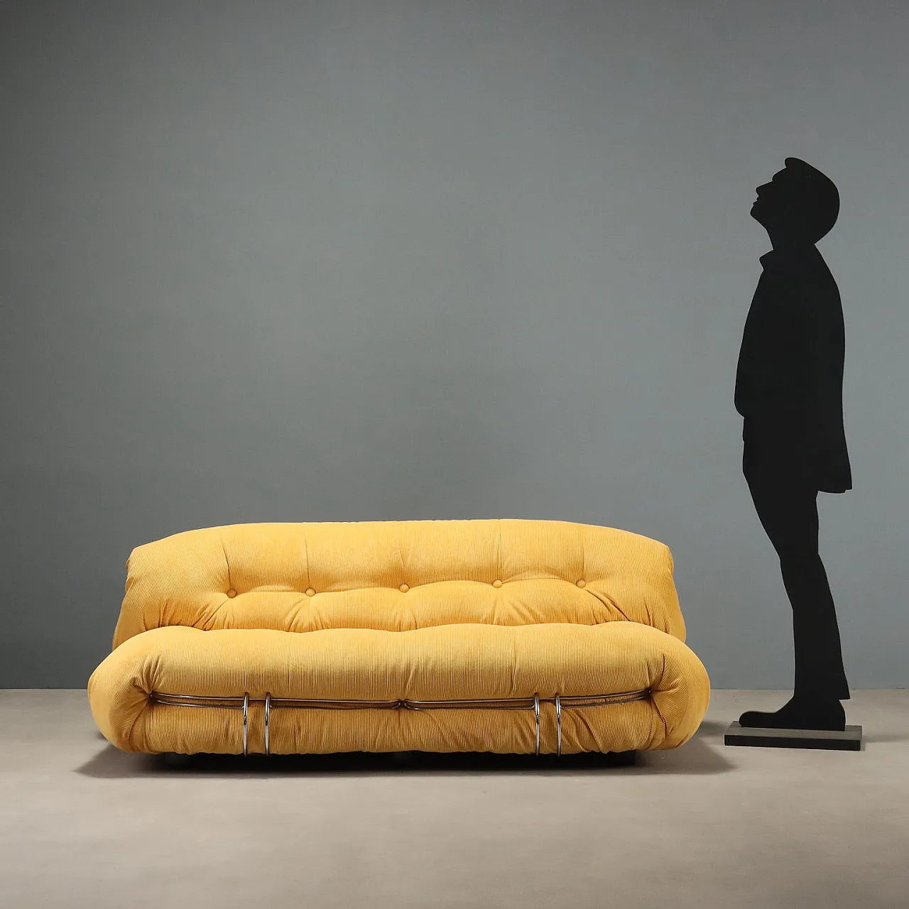 Soriana sofa by Afra and Tobia Scarpa for Cassina, 1970s 3