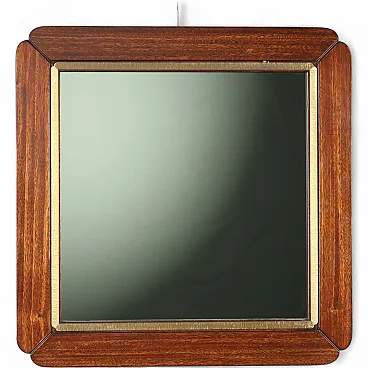 Lotus Flower mirror by Luciano Frigerio, 1970s