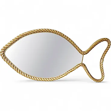 Fish-shaped rope mirror, 1960s