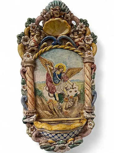 Holy water stoup of St. Michael the Archangel