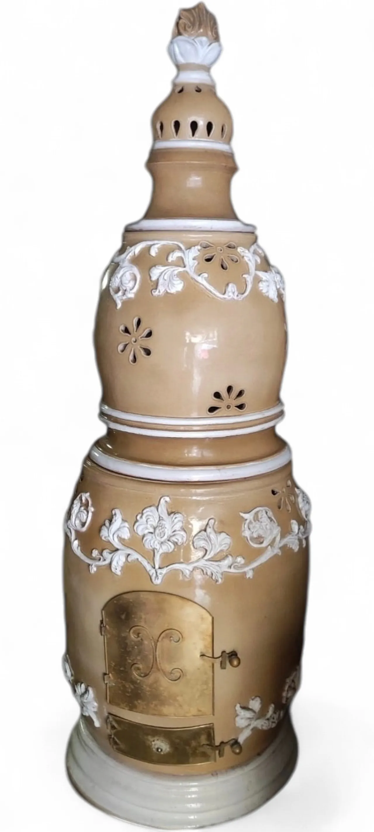 Calliope majolica stove by Ceramiche Pugi, 2000s 5