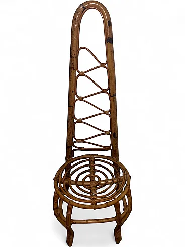Wicker chair, 50s