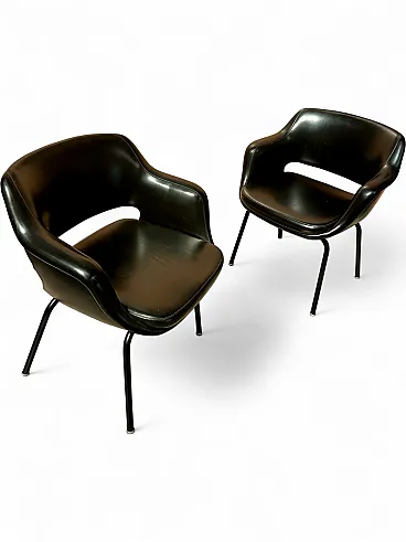 Pair of Kilta armchairs by Olli Mannermaa for Cassina, 1960s/70s