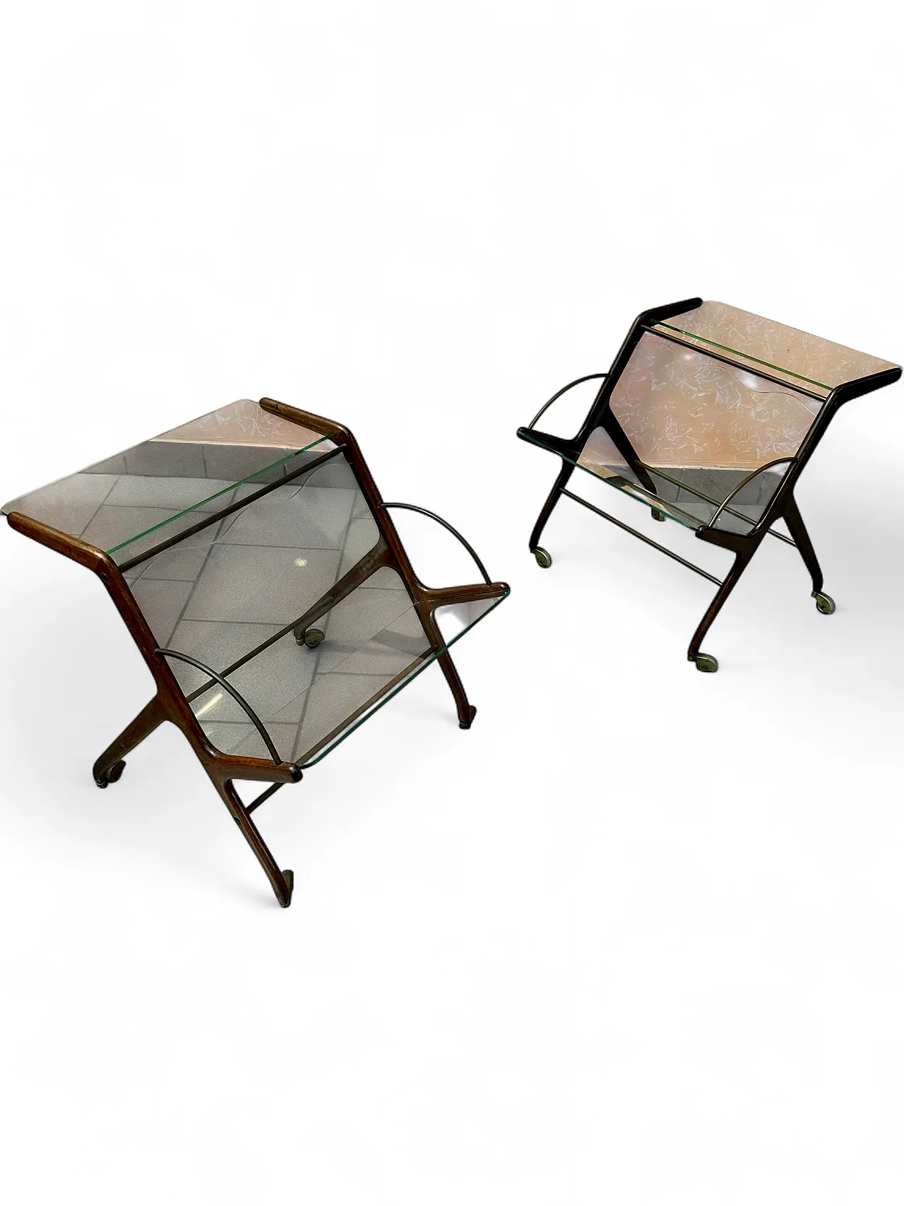 Pair of Magazine Racks, Cesare Lacca for Cassina, Italy, 1950s 10