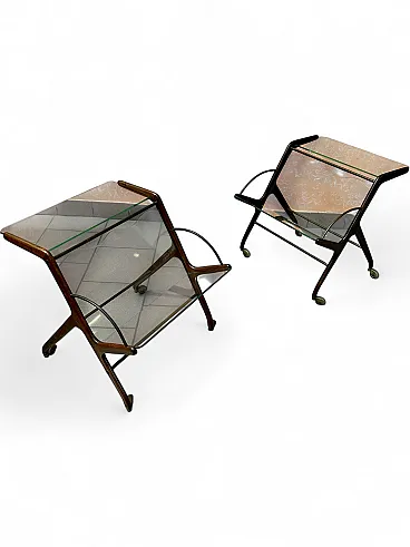 Pair of Magazine Racks, Cesare Lacca for Cassina, Italy, 1950s