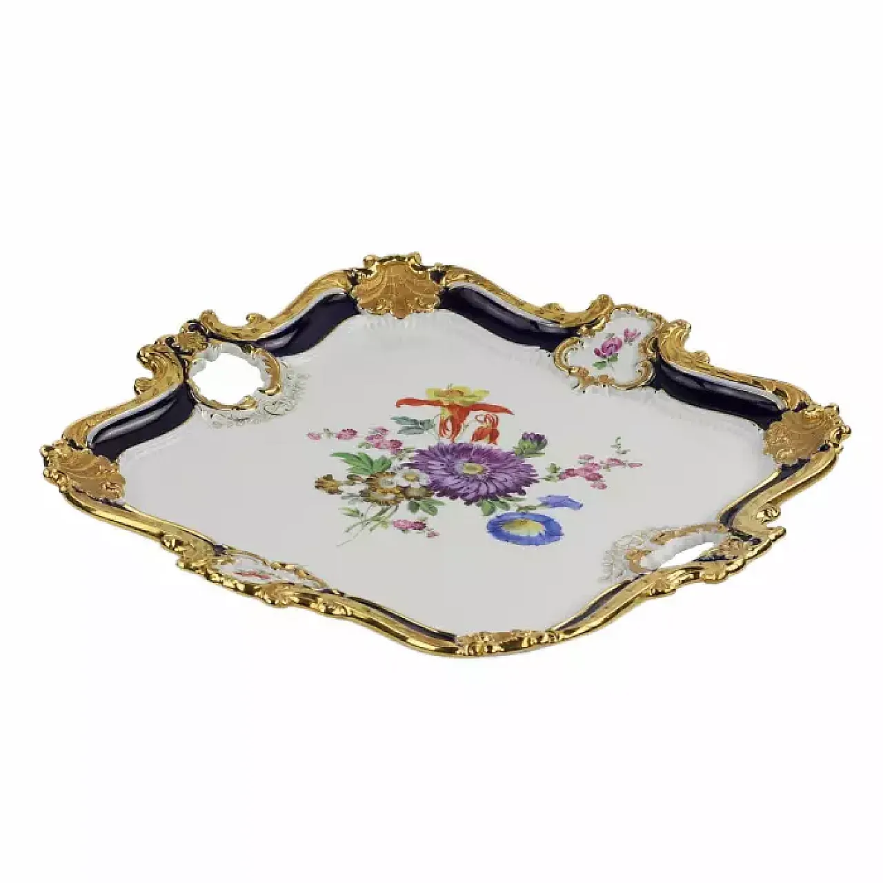 Vassoio da portata di Meissen, fine '800 4