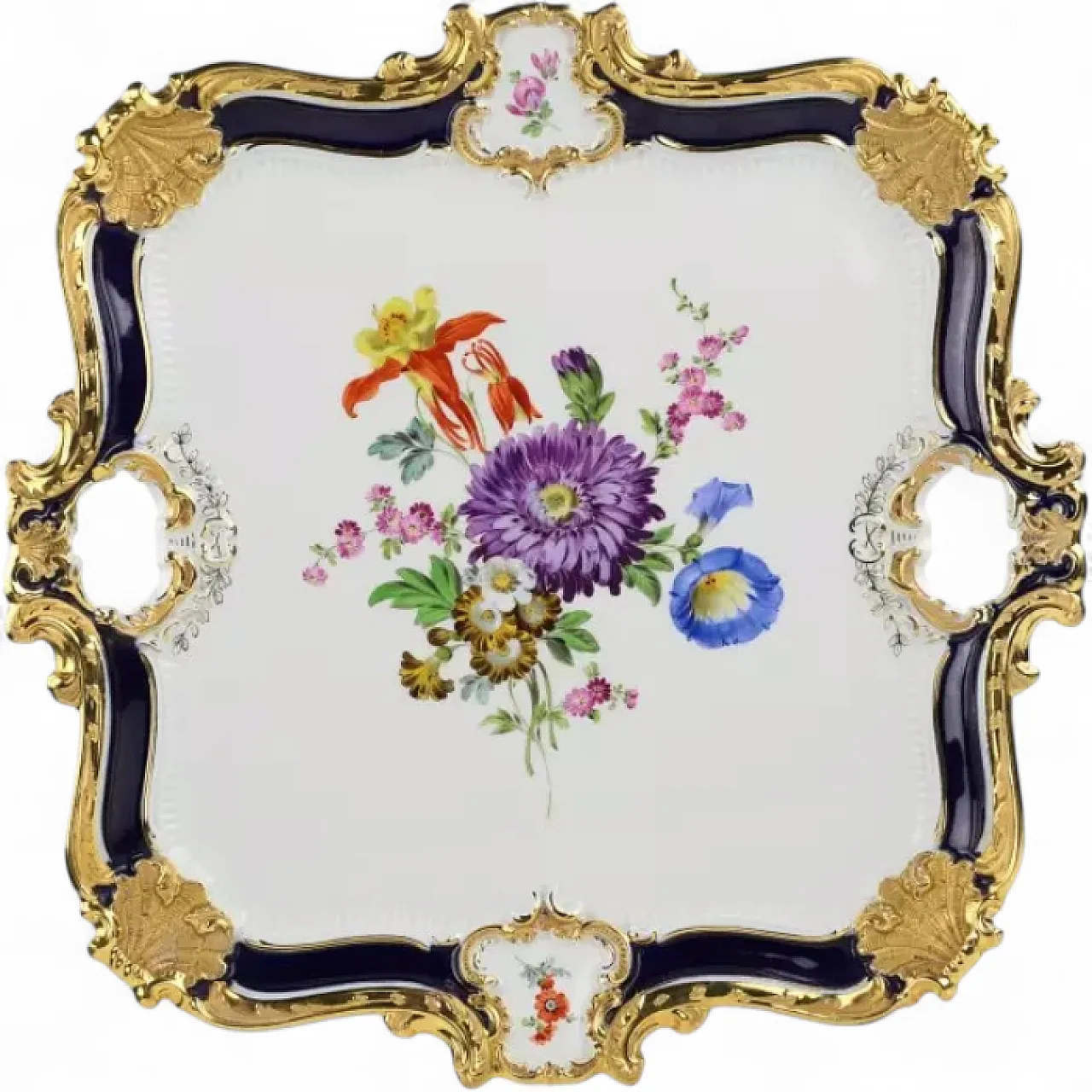 Vassoio da portata di Meissen, fine '800 5