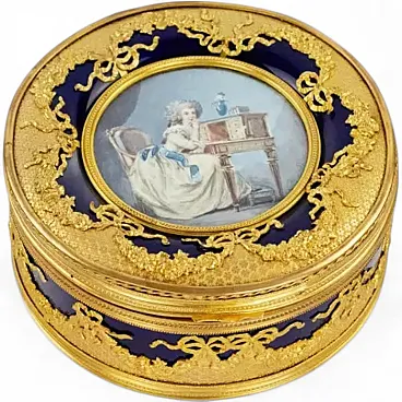 Scatola di porcellana, '800