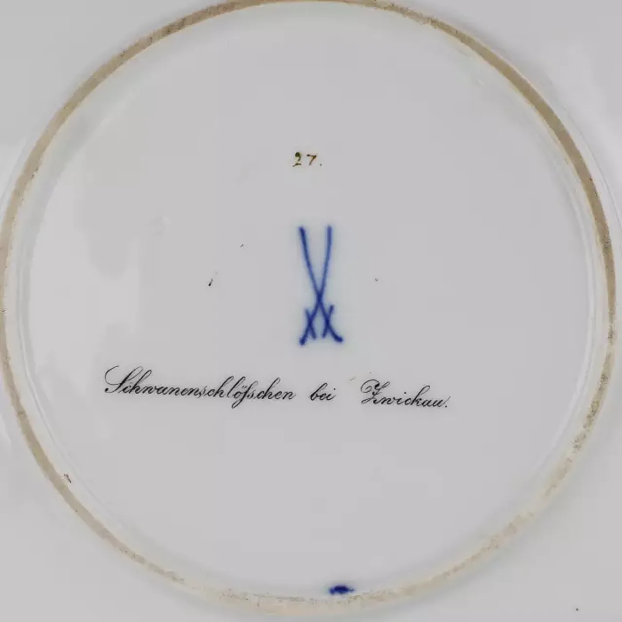 Piatto della Manifattura Reale Sassone di Porcellana di Meissen, '800 3