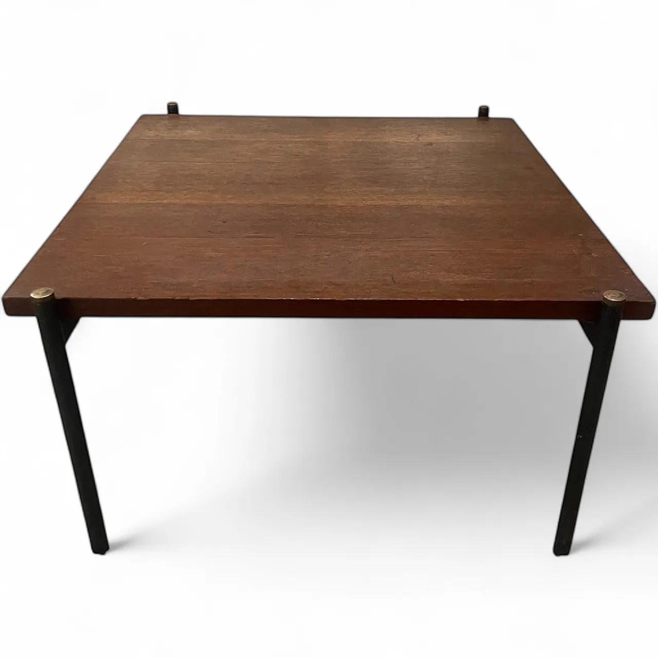 Mid-Century Modern Square Coffee Table by Mobili Pizzetti Roma, Italy, 1960s 10