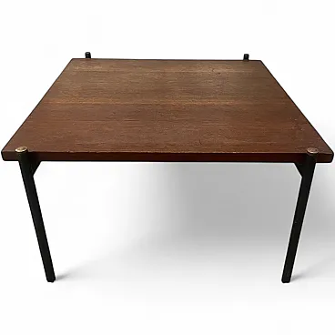 Mid-Century Modern Square Coffee Table by Mobili Pizzetti Roma, Italy, 1960s