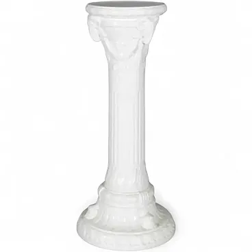 Porcelain pedestal column by Rörstrand, late 19th century