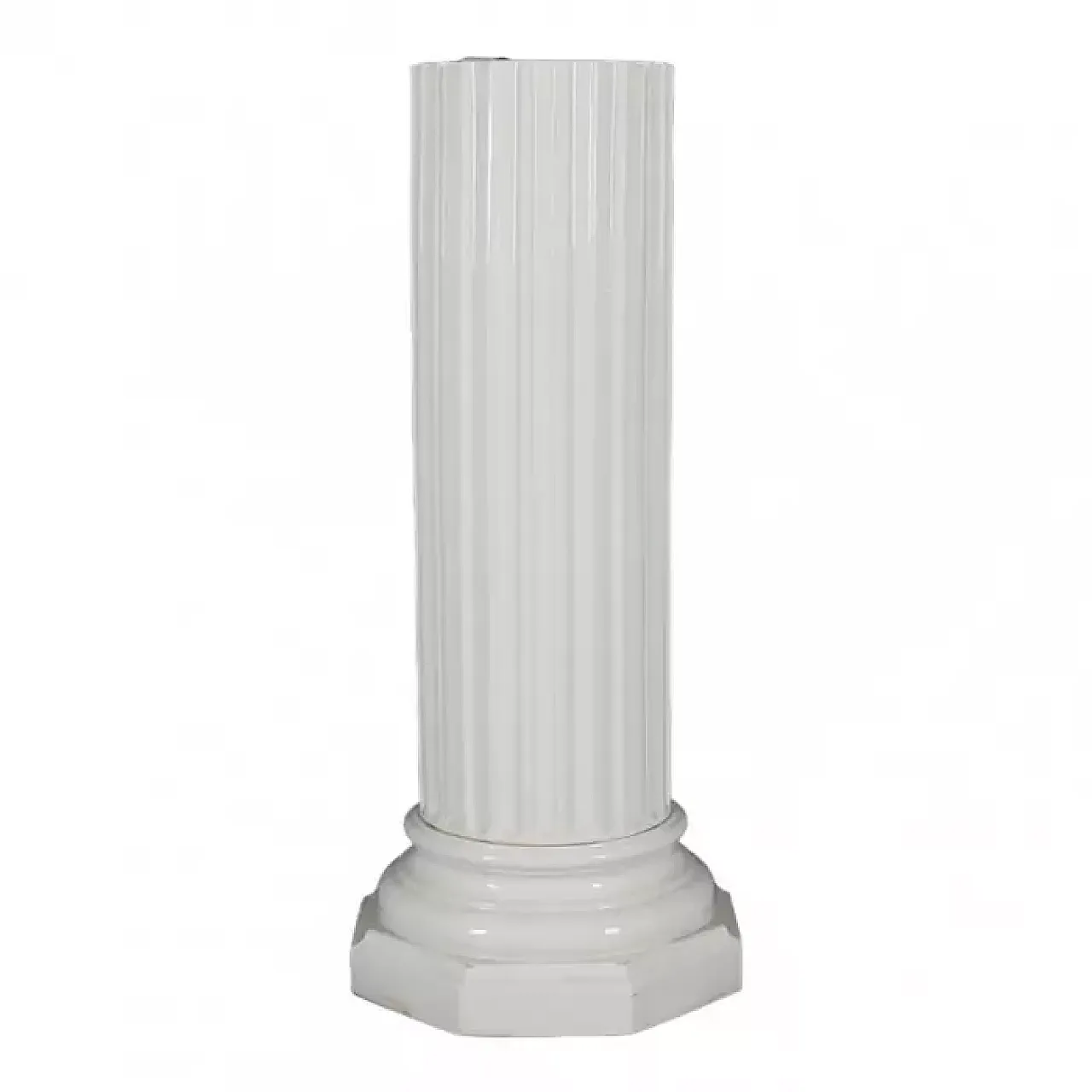 Porcelain pedestal column by Gustavsberg, late 19th century 1