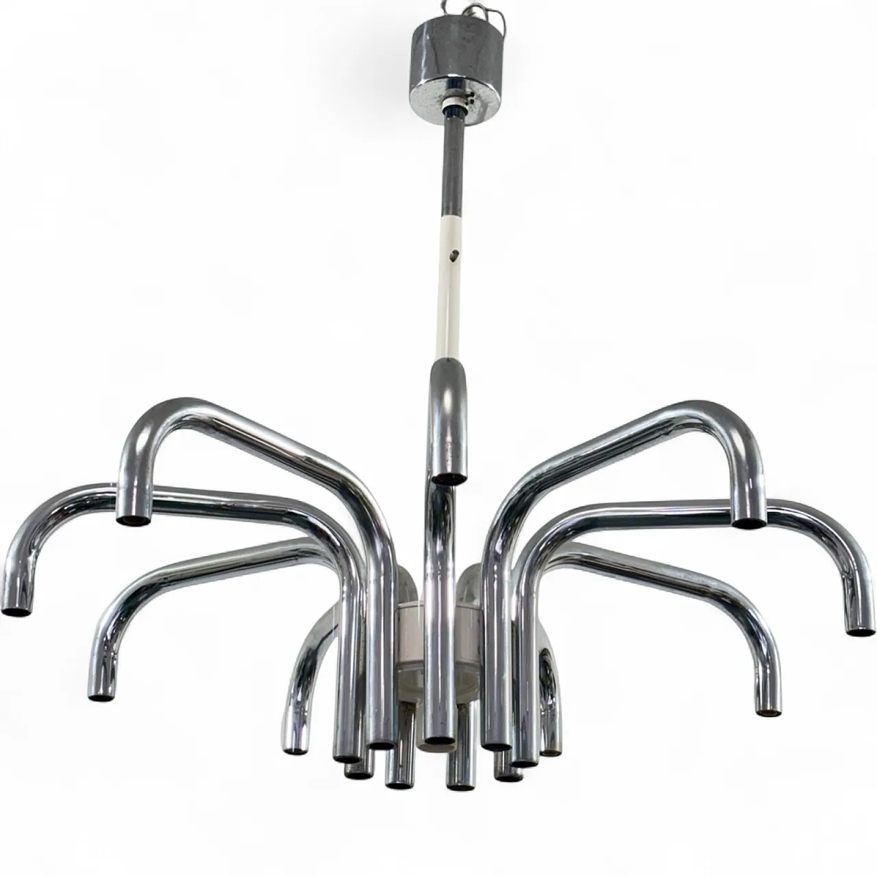 19-Light Chandelier by Angelo Brotto for Esperia, 70s 13