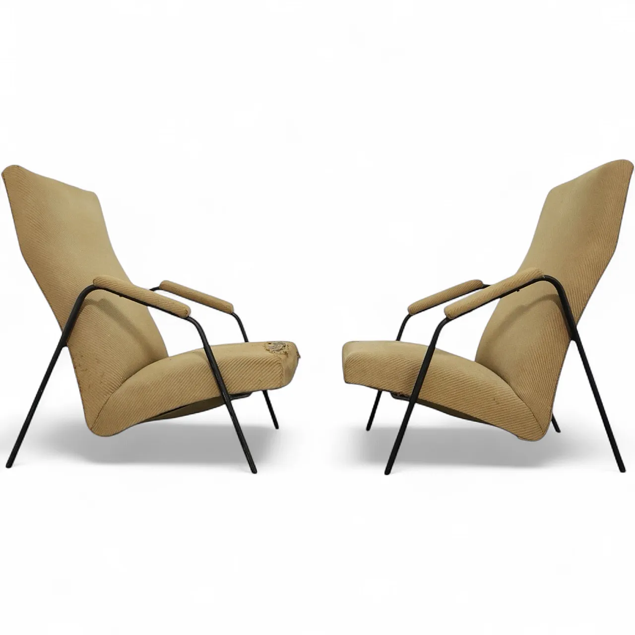 Pair of Armchairs by Alf Svensson, 1950s 18
