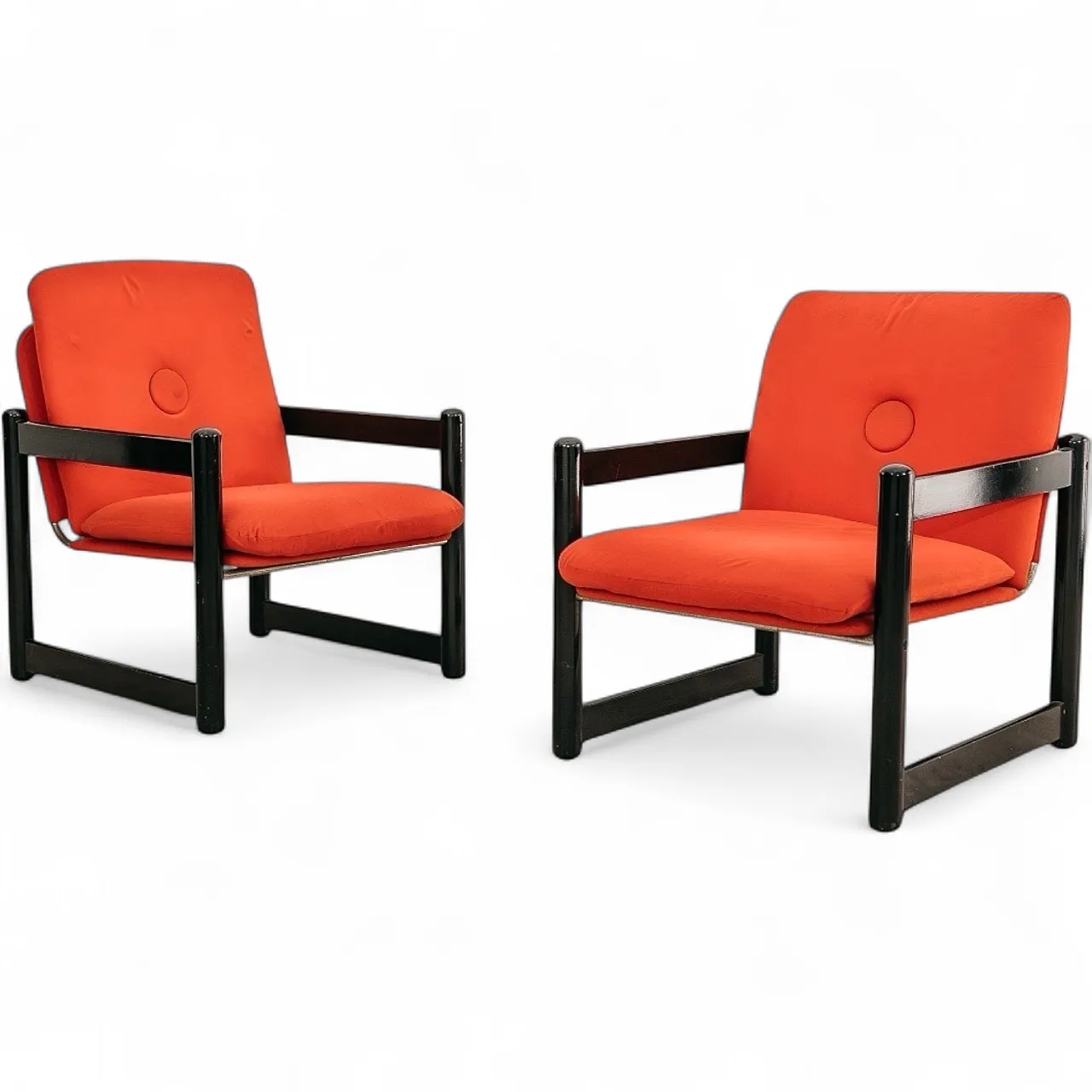 Pair of Schirolli Pierrot Armchairs, 1980s 16
