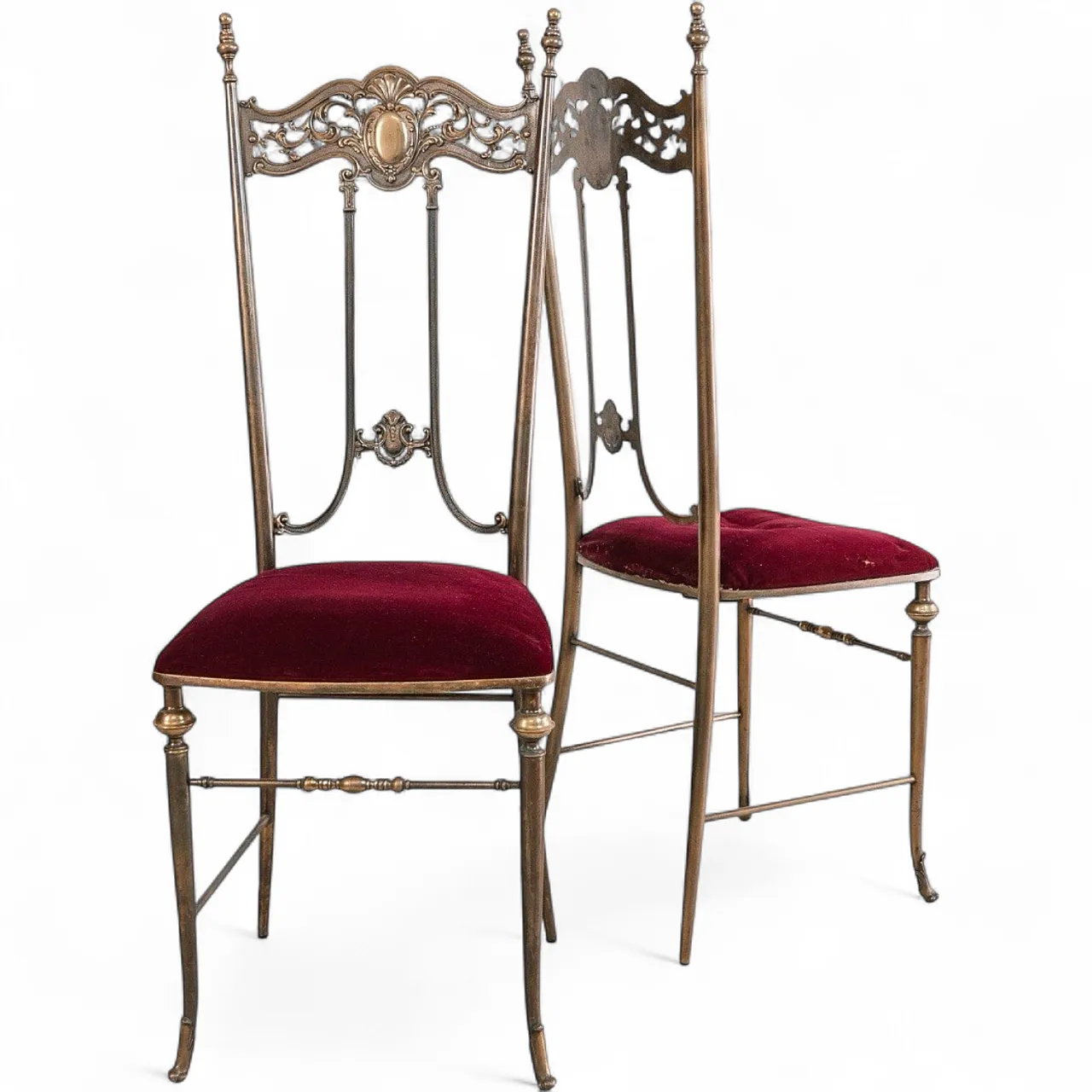 Pair of Pier Luigi Colli Style Mid-Century Design Chairs, 1950s 21