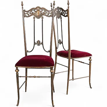 Pair of Pier Luigi Colli Style Mid-Century Design Chairs, 1950s