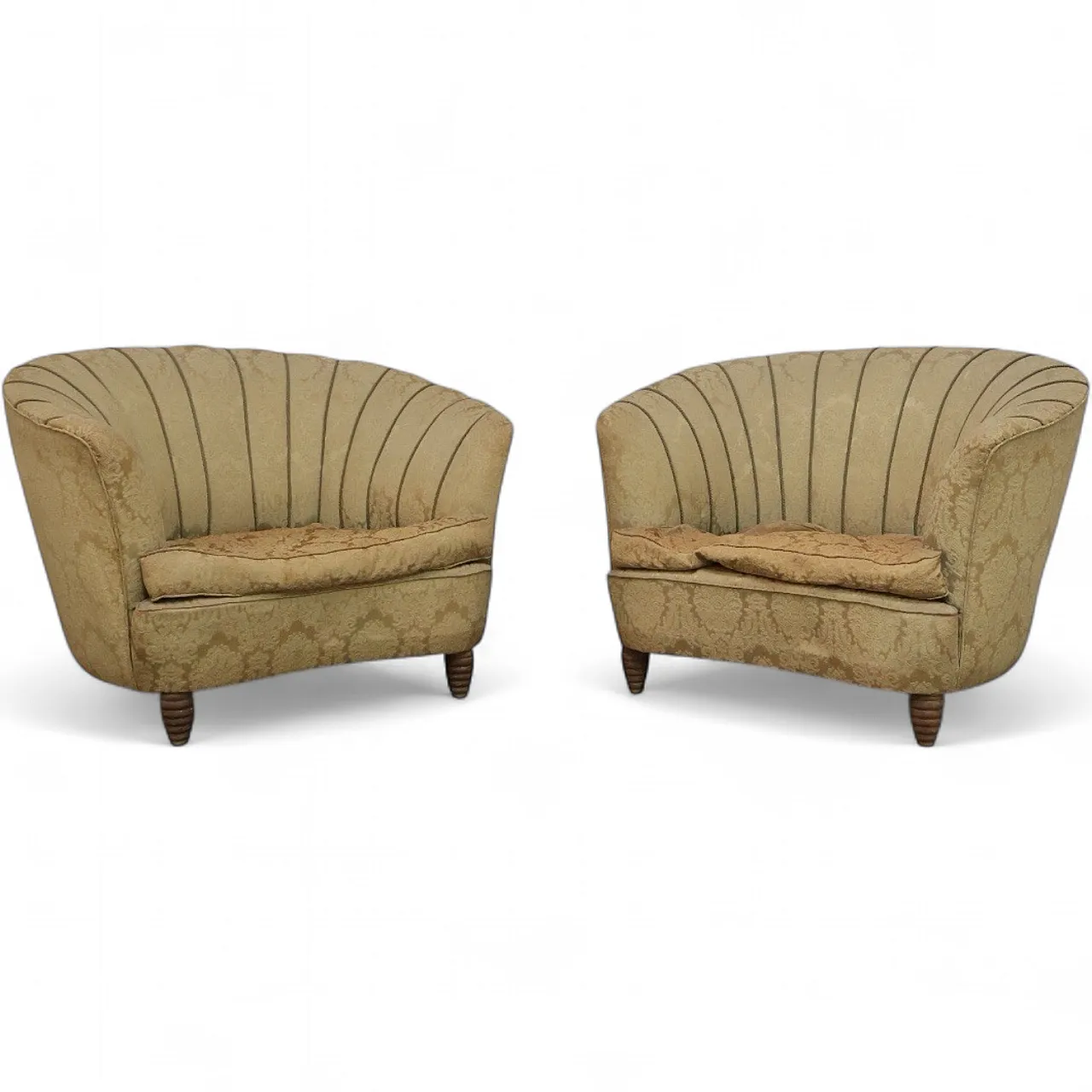 Pair of armchairs designed by Gio Ponti for home and garden, 1950s 23