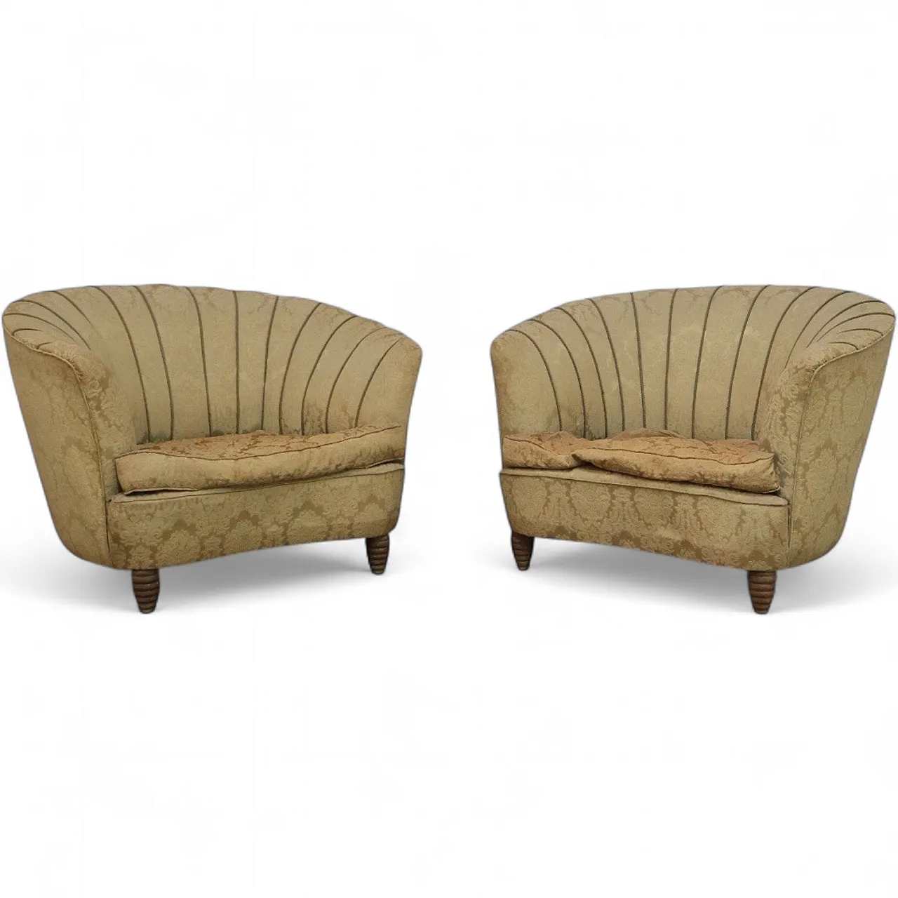 Pair of armchairs designed by Gio Ponti for home and garden, 1950s 24